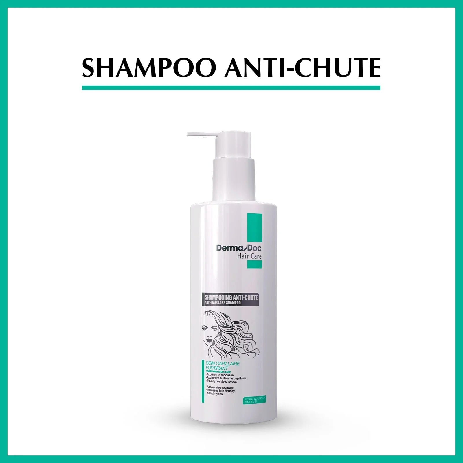 شامبو ديرما دوك المضاد لتساقط الشعر - DERMADOC SHAMPOOING ANTI - CHUTE - beauty - maghribiaشامبو ديرما دوك المضاد لتساقط الشعر - DERMADOC SHAMPOOING ANTI - CHUTE
