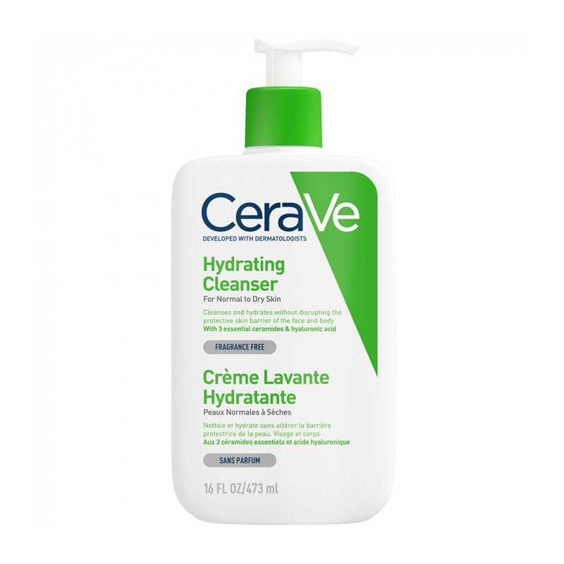 كريم التنظيف المرطب من سيرافي - CERAVE HYDRATING CLEANSER 473ML - beauty - maghribiaكريم التنظيف المرطب من سيرافي - CERAVE HYDRATING CLEANSER 473ML