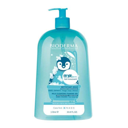 جل التنظيف الرغوي بيوديرما للأطفال - BIODERMA ABCDERM GEL MOUSSANT DOUX 1L - beauty - maghribiaجل التنظيف الرغوي بيوديرما للأطفال - BIODERMA ABCDERM GEL MOUSSANT DOUX 1L