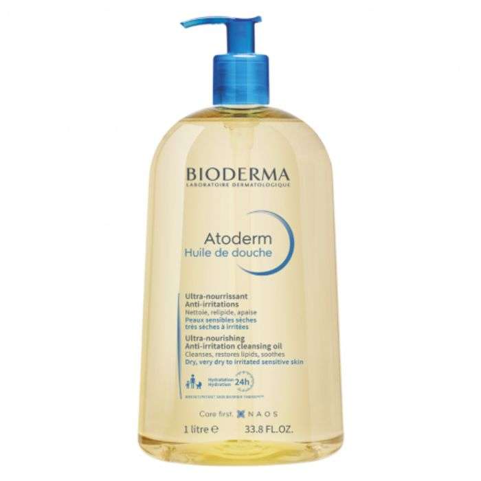 زيت الاستحمام بيوديرما أتوديرم - BIODERMA ATODERM HUILE DE DOUCHE 1L - beauty - maghribiaزيت الاستحمام بيوديرما أتوديرم - BIODERMA ATODERM HUILE DE DOUCHE 1L