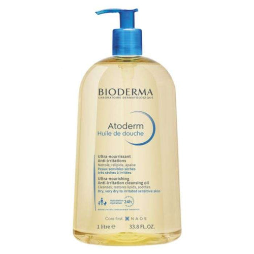 زيت الاستحمام بيوديرما أتوديرم - BIODERMA ATODERM HUILE DE DOUCHE 1L - beauty - maghribiaزيت الاستحمام بيوديرما أتوديرم - BIODERMA ATODERM HUILE DE DOUCHE 1L
