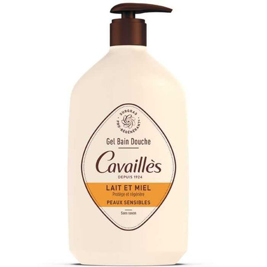 جل الاستحمام روجيه كافاييس بالحليب والعسل - ROGE CAVAILLES GEL BAIN ET DOUCHE LAIT ET MIEL 1L - beauty - maghribiaجل الاستحمام روجيه كافاييس بالحليب والعسل - ROGE CAVAILLES GEL BAIN ET DOUCHE LAIT ET MIEL 1L