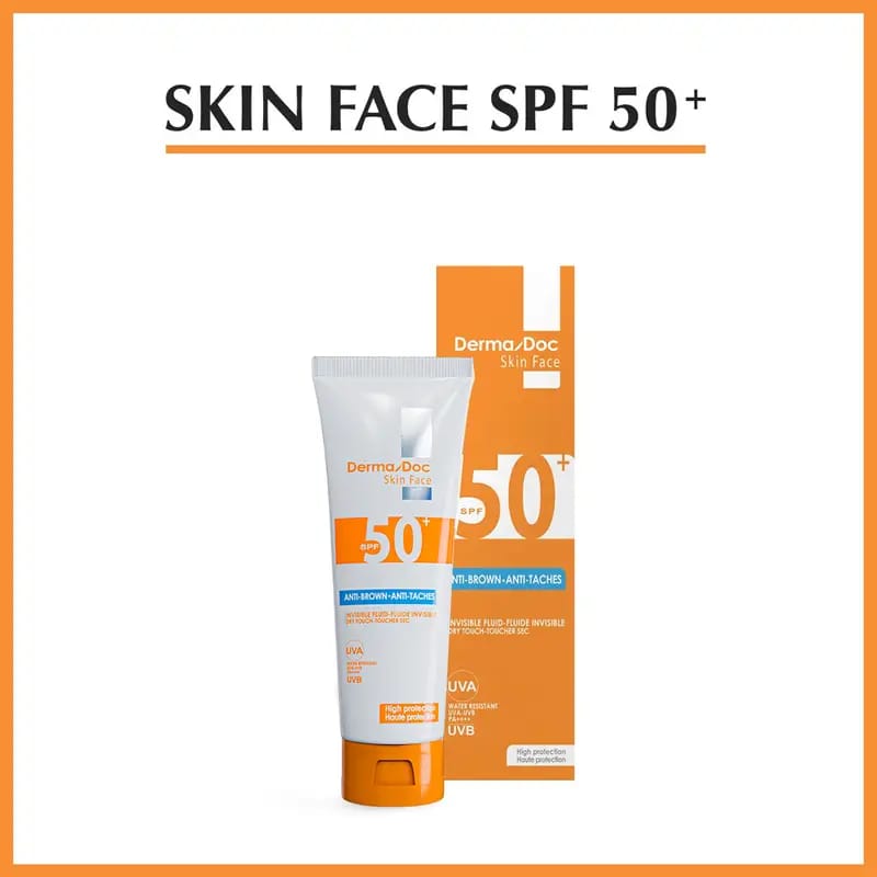 واقي الشمس ديرما دوك غير المرئي SPF50+ - DERMADOC ECRAN SOLAIRE INVISIBLE SPF50+ 50ML - beauty - maghribiaواقي الشمس ديرما دوك غير المرئي SPF50+ - DERMADOC ECRAN SOLAIRE INVISIBLE SPF50+ 50ML