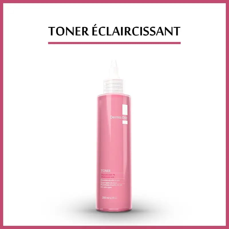 تونر ديرما دوك المفتح - DERMADOC TONER ECLAIRCISSANT 200ML - beauty - maghribiaتونر ديرما دوك المفتح - DERMADOC TONER ECLAIRCISSANT 200ML