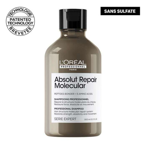 شامبو لوريال الاحترافي للإصلاح الجزيئي - حجم عائلي - L'OREAL PROFESSIONNEL ABSOLUT REPAIR MOLECULAR SHAMPOO 500ML - beauty - maghribiaشامبو لوريال الاحترافي للإصلاح الجزيئي - حجم عائلي - L'OREAL PROFESSIONNEL ABSOLUT REPAIR MOLECULAR SHAMPOO 500ML