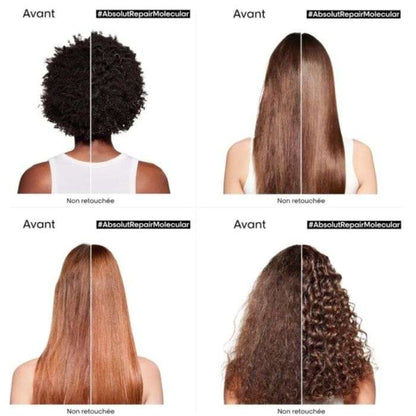 شامبو لوريال الاحترافي للإصلاح الجزيئي - حجم عائلي - L'OREAL PROFESSIONNEL ABSOLUT REPAIR MOLECULAR SHAMPOO 500ML - beauty - maghribiaشامبو لوريال الاحترافي للإصلاح الجزيئي - حجم عائلي - L'OREAL PROFESSIONNEL ABSOLUT REPAIR MOLECULAR SHAMPOO 500ML