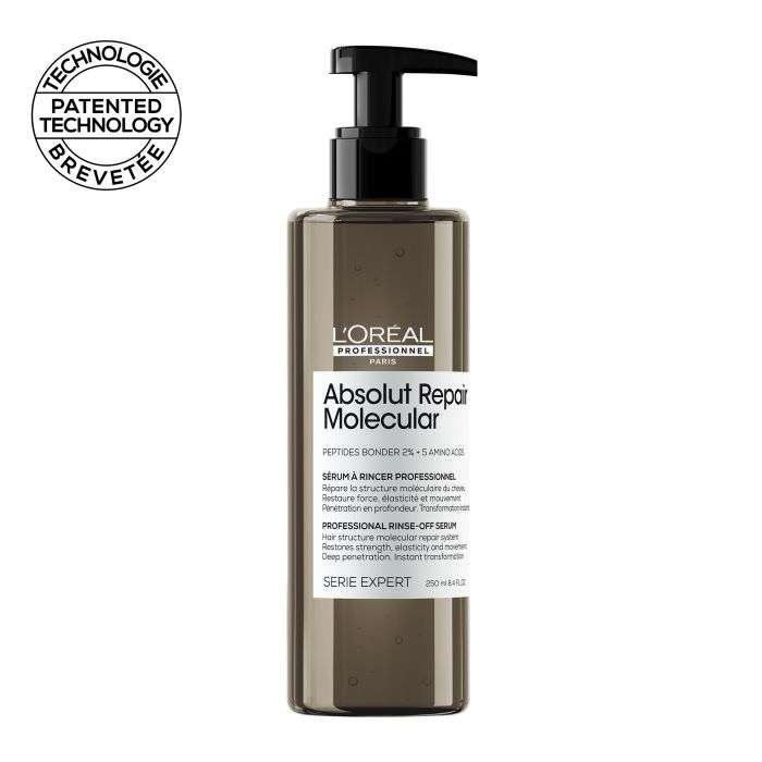 سيروم لوريال الاحترافي للإصلاح الجزيئي - L'OREAL PROFESSIONNEL ABSOLUT REPAIR MOLECULAR SERUM 250ML - beauty - maghribiaسيروم لوريال الاحترافي للإصلاح الجزيئي - L'OREAL PROFESSIONNEL ABSOLUT REPAIR MOLECULAR SERUM 250ML
